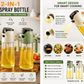 2-in-1 Oil Spray Bottle – Spray & Pour, Leak-Proof Kitchen Dispenser