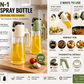 2-in-1 Oil Spray Bottle – Spray & Pour, Leak-Proof Kitchen Dispenser